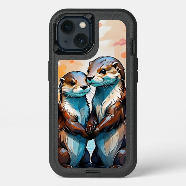 Otters Otterbox iPhone Case (Back)