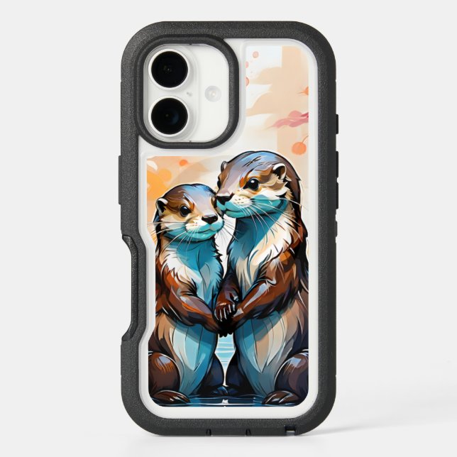 Otters Otterbox iPhone Case (Back)