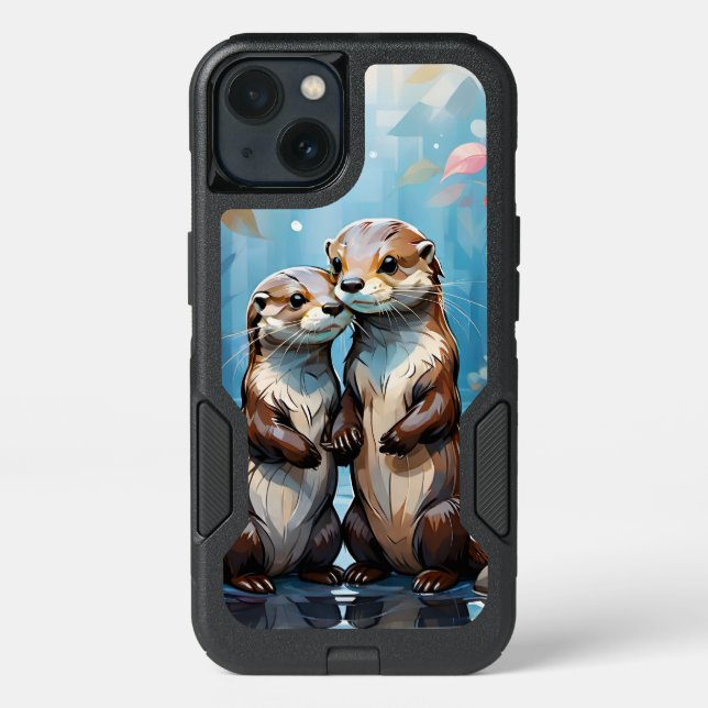 Otters Otterbox iPhone Case (Back)