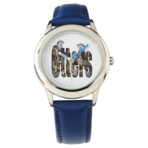 Otters Picture Logo With Otters, Kids Watch