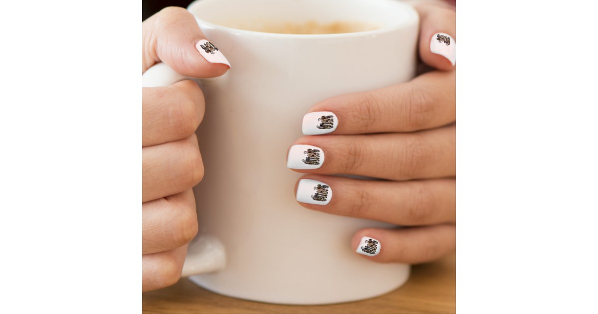 Otters Picture Logo With Otters, Minx Nail Art Zazzle