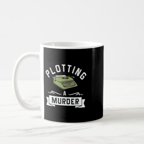 Otters Plottering a murder Design for a Writer Wri Coffee Mug