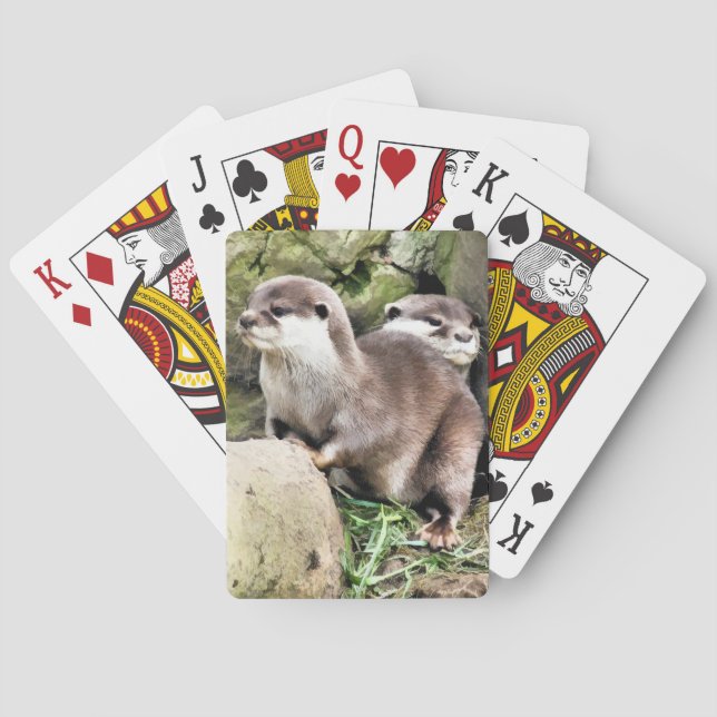 OTTERS  POKER CARDS (Back)