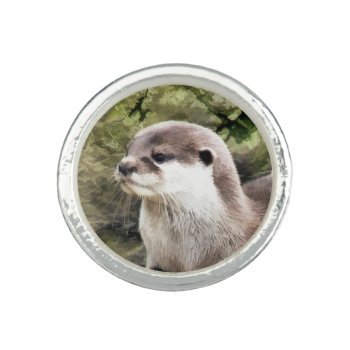 Otters Ring by thewildside at Zazzle