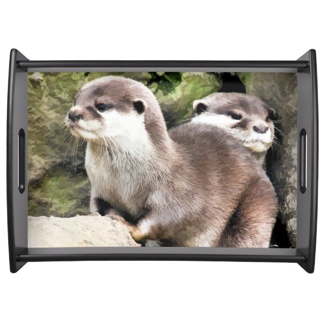 OTTERS SERVING TRAY (Front)