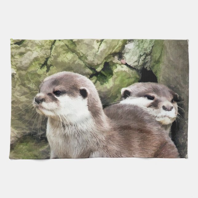 OTTERS TOWEL (Horizontal)