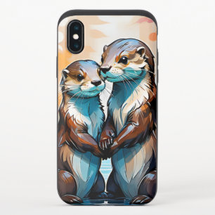 Otters iPhone X Slider Case