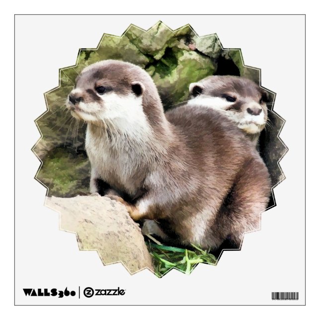 OTTERS WALL DECAL (Front)