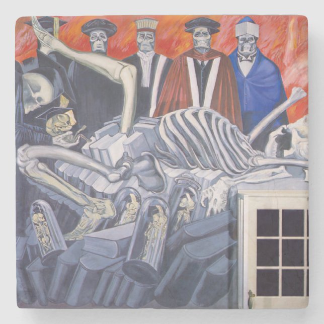 Otto Dix, Gods of the Modern World Poster Stone Co Coaster (Front)