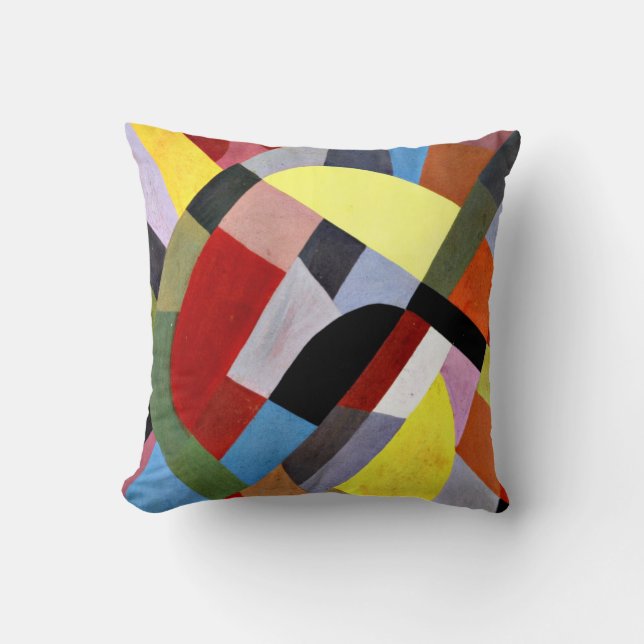 Otto Freundlich - Abstract Composition Throw Pillow (Front)