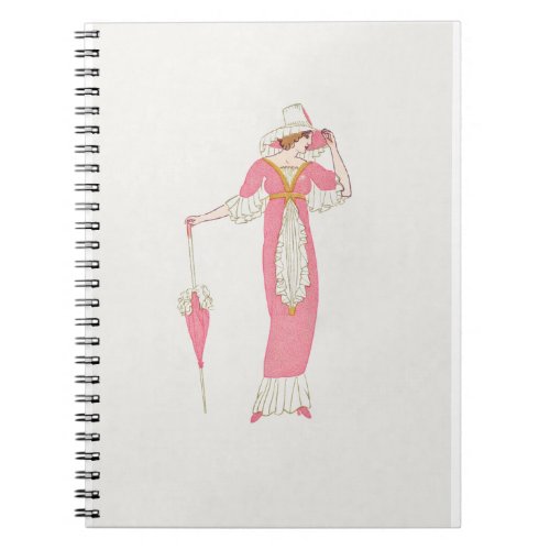 Otto Friedrich Carl Lendecke Woman in a pink Notebook