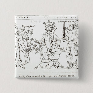 Otto I Submitting to Berenger II Pinback Button