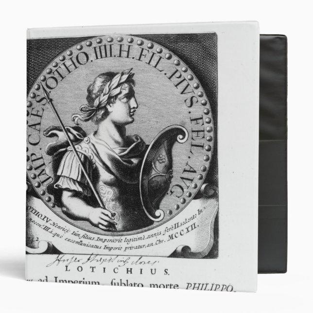 Otto IV  of Brunswick 3 Ring Binder (Front/Inside)