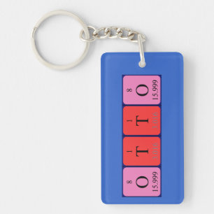 Otto periodic table name keyring