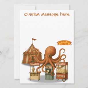 Otto’s circus snack shack card
