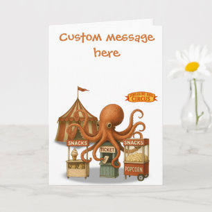 Otto’s circus snack shack card
