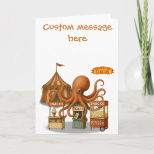Otto’s circus snack shack card