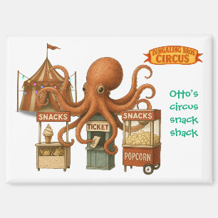 Otto’s circus snack shack magnet