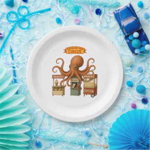 Otto’s circus snack shack paper plates