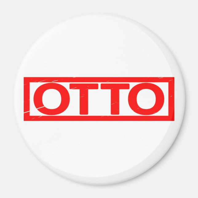 Otto Stamp Magnet (Front)
