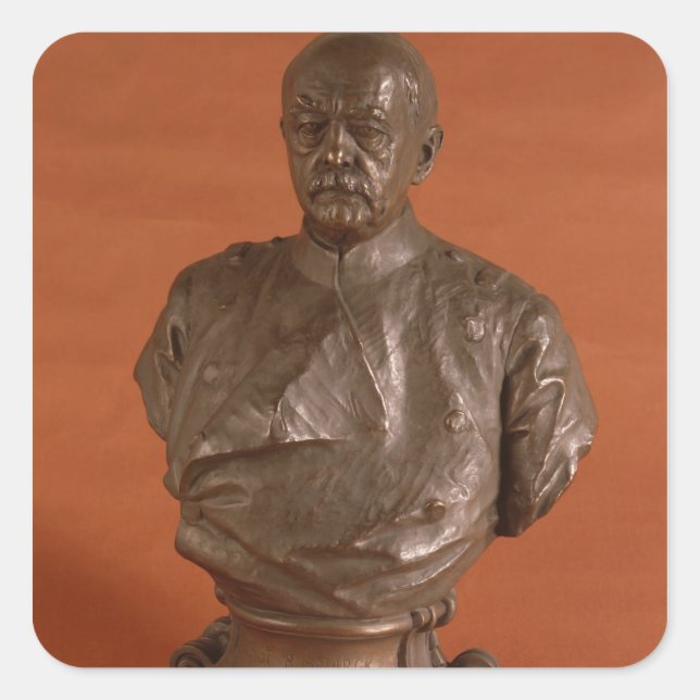 Otto von Bismarck, 1886 Square Sticker (Front)