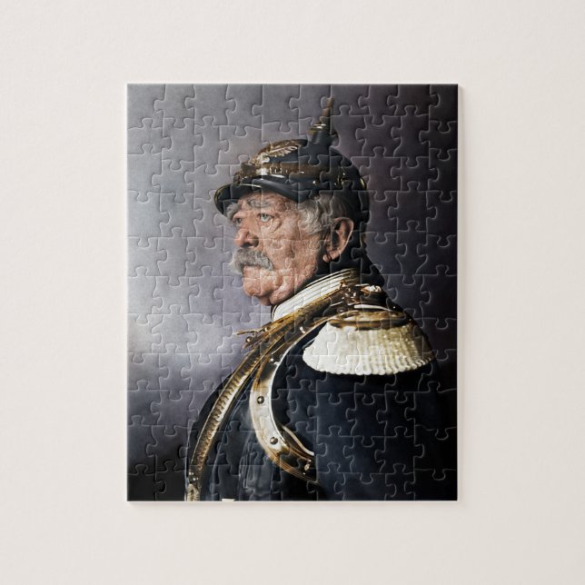 Otto von Bismarck 1894 Colorized Jigsaw Puzzle (Vertical)