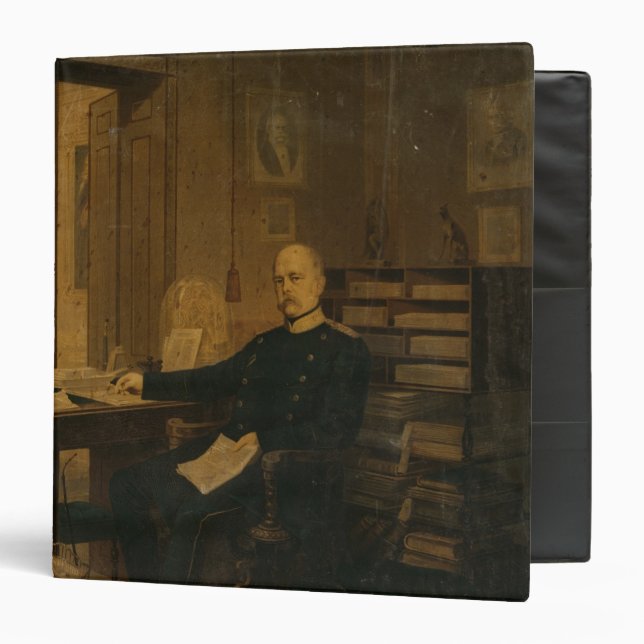 Otto von Bismarck in his Study 3 Ring Binder (Front/Inside)