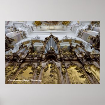 Ottobeuren Abbey Pipe Organ Poster by organs at Zazzle