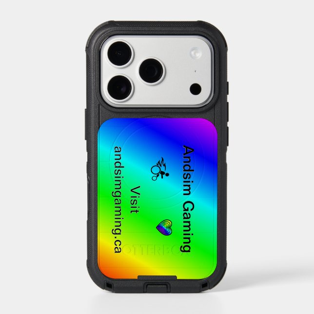 Ottobox Andsim Gaming Iphone 17 Pro case (Back)