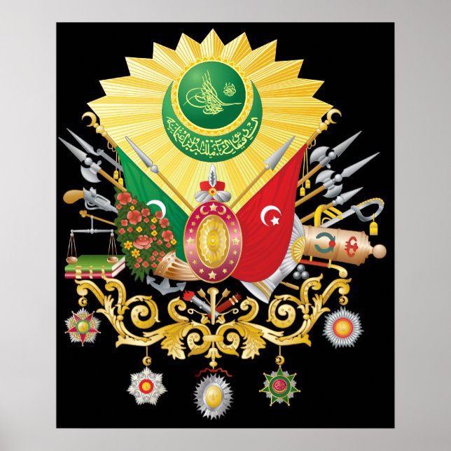 Ottoman Coat of Arms Poster (Front)