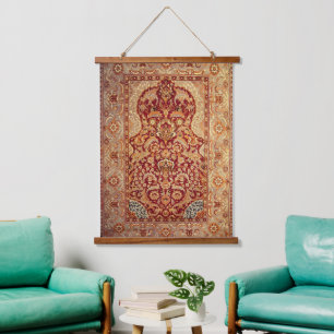 Ottoman Court carpet late 16th century print Hanging Tapestry