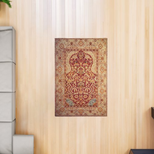 Ottoman Court carpet late 16th century print Rug