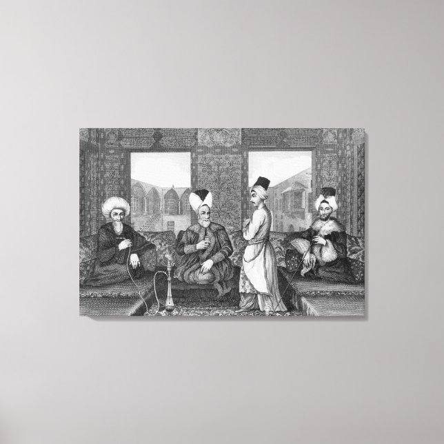Ottoman Dignitaries Canvas Print (Front)