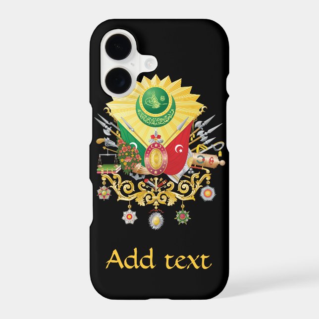 Ottoman Empire Flag Iphone Case (Back)