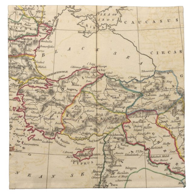 Ottoman Empire Napkin (Front)