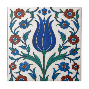 Ottoman Floral Tile – Traditional Tulip Design