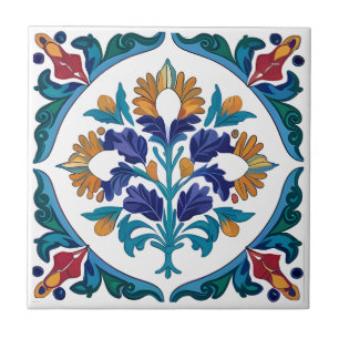 Ottoman Garden Floral Ceramic Tile