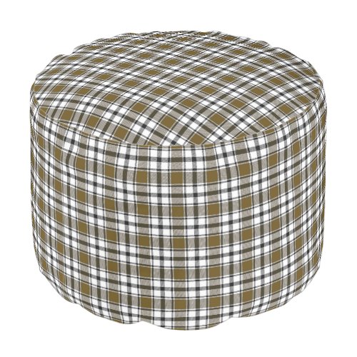 Ottoman in Brown Plaid HAMbyWG