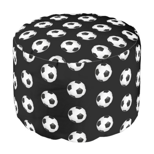 Ottoman Pouf-Soccer Ball