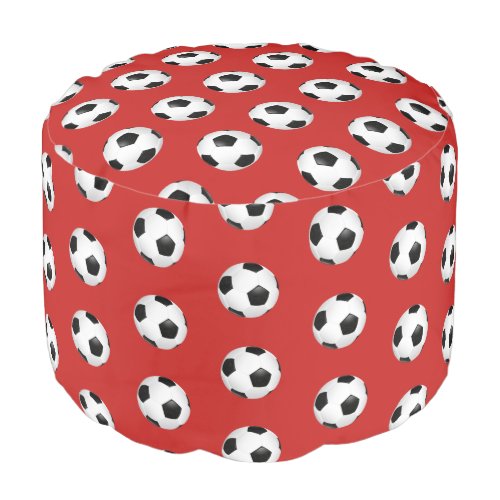 Ottoman Pouf-Soccer Ball