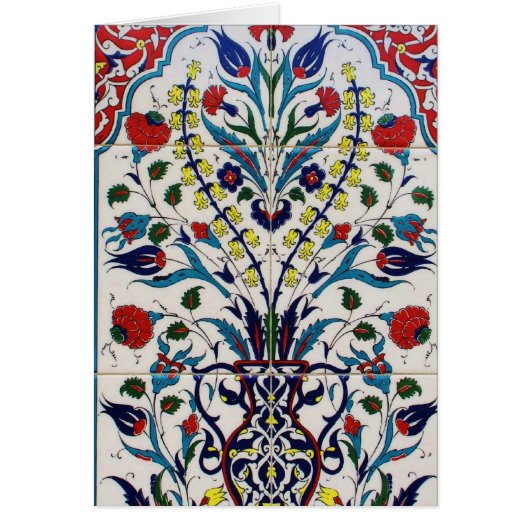 Ottoman Turkey Arabesque Old Tile Cards (Front)