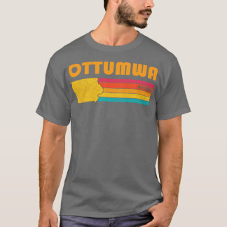 Ottumwa Iowa Vintage Distressed Souvenir T-Shirt