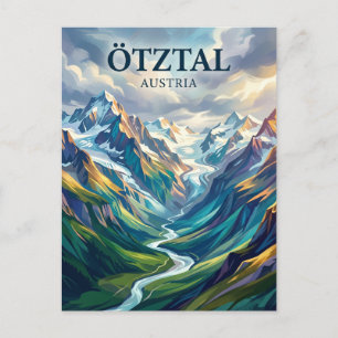 Ötztal Austria Postcard