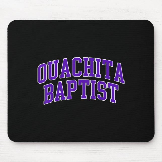 Ouachita Baptist University Athletics Vintage Arch Mouse Pad (Front)