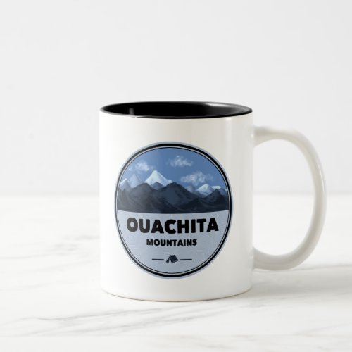 Ouachita Mountains Arkansas Oklahoma Camping Two_Tone Coffee Mug