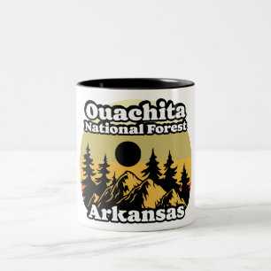 Ouachita National Forest Arkansas Two-Tone Coffee Mug