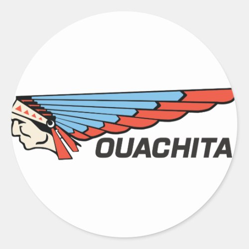 Ouachita River Classic Round Sticker