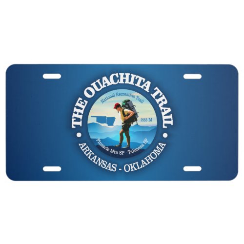 Ouachita Trail C License Plate