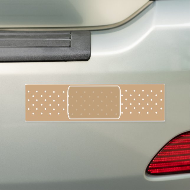 Ouch Bump Sticky Plaster Novelty Car Magnet (In Situ)