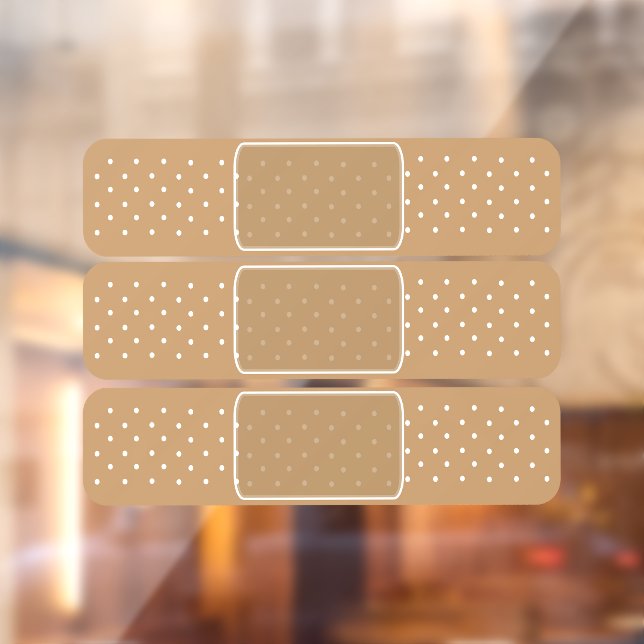 Ouch Bump Sticky Plaster Novelty  Window Cling (Sheet 2)